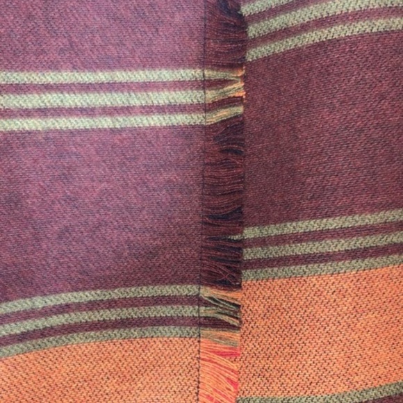 LOFT Southwestern Blanket Faux Wrap Stripe Skirt - Picture 4 of 5